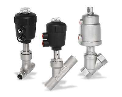 气动焊接式角座阀