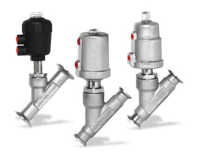 气动快装式角座阀